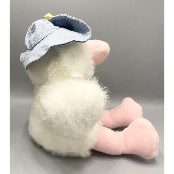 Vintage Platypus Plush 10” Bonnet Hat White Stuffed Animal Play-by-Play Duck - Picture 4 of 6